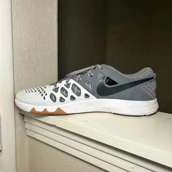 Nike Train Speed 4 Mens Size 14 Grey White Training Shoes 843937-005 - Picture 3 of 10